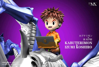 Digimon DMX Studio Kabuterimon & Izumi Koshiro Resin Statue