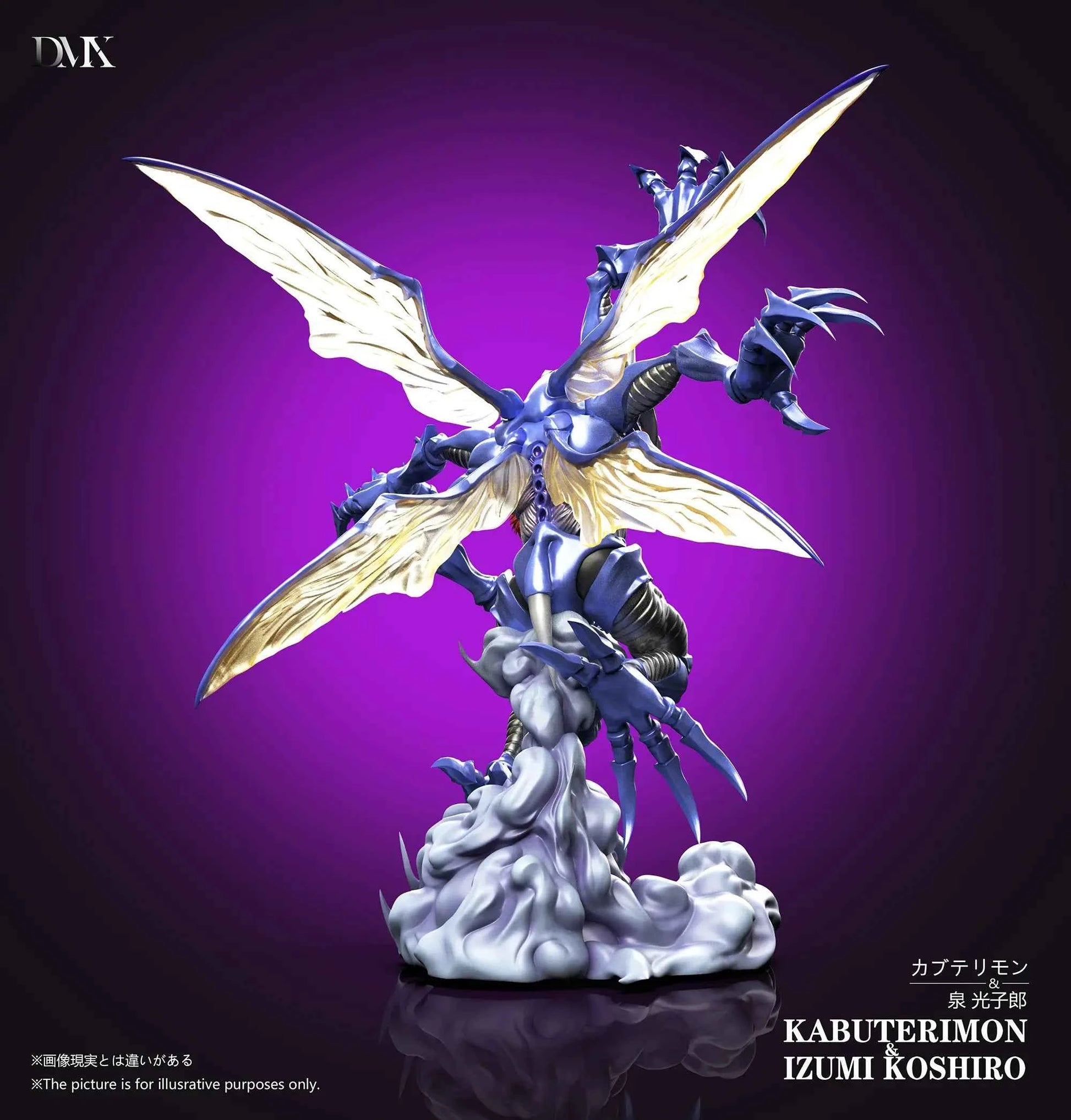 Digimon DMX Studio Kabuterimon & Izumi Koshiro Resin Statue