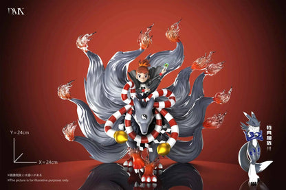 Digimon DMX Studio Makino Ruki & Kyubimon & Renamon Resin Statue