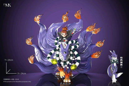 Digimon DMX Studio Makino Ruki & Kyubimon & Renamon Resin Statue
