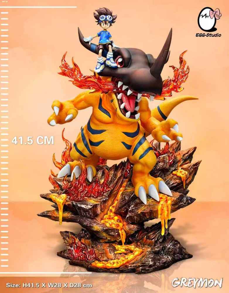 Digimon EGG Studio Greymon Resin Statue