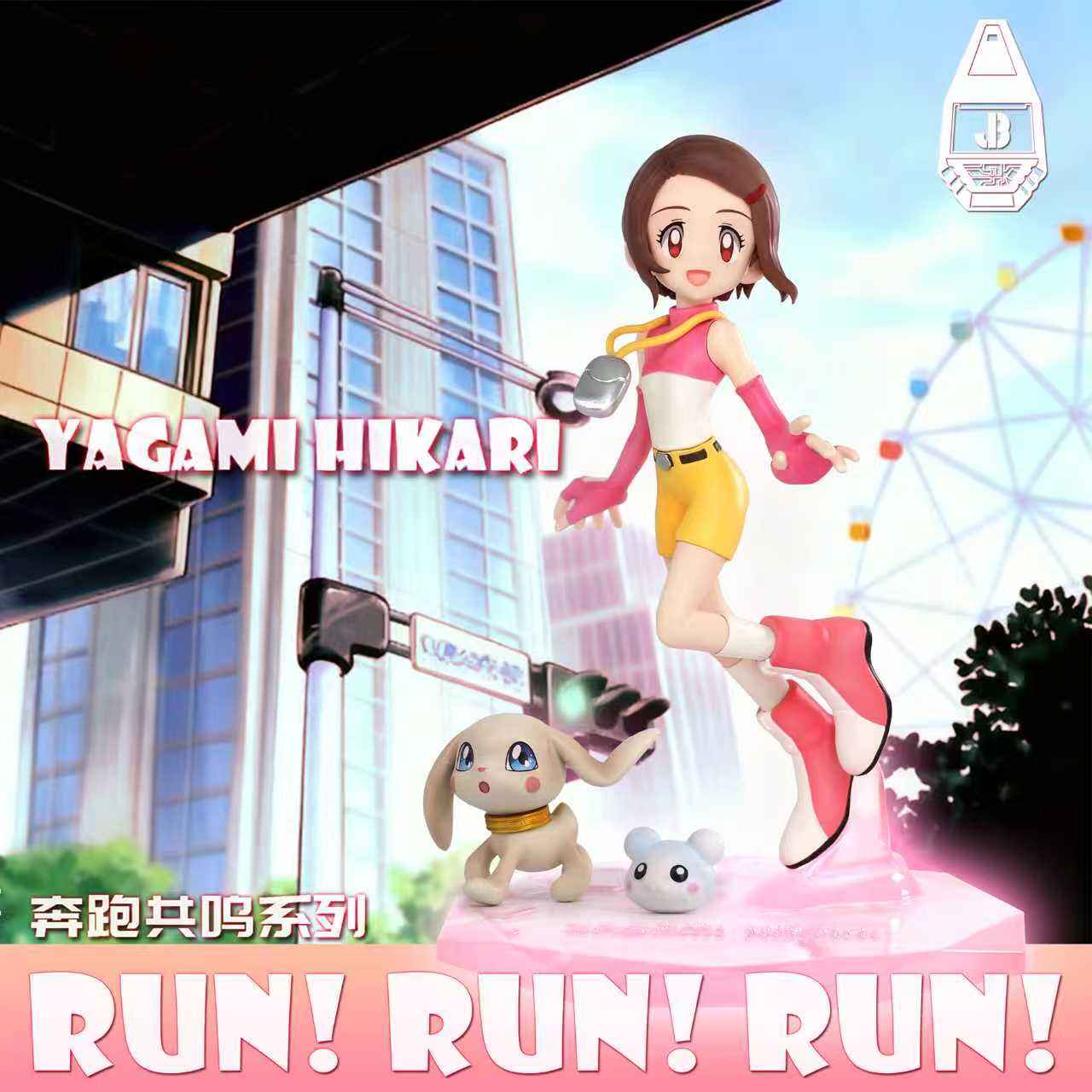 Digimon JB Studio Yagami Hikari & Salamon Resin Statue