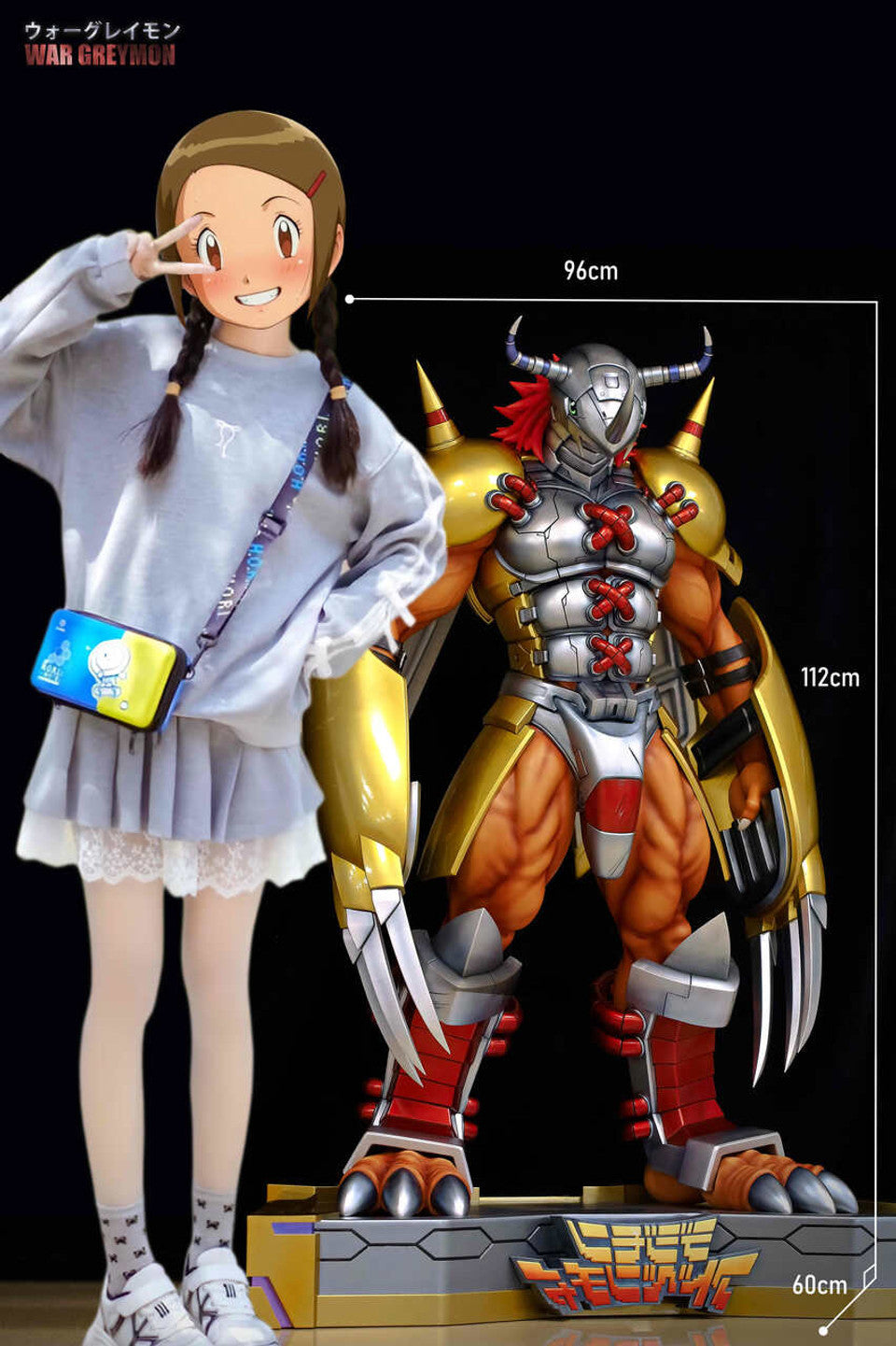 Digimon JMDM Studio WarGreymon Resin Statue