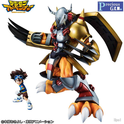 Digimon MegaHouse Precious G.E.M. Series WarGreymon & Taichi Yagami Licensed PVC Figure