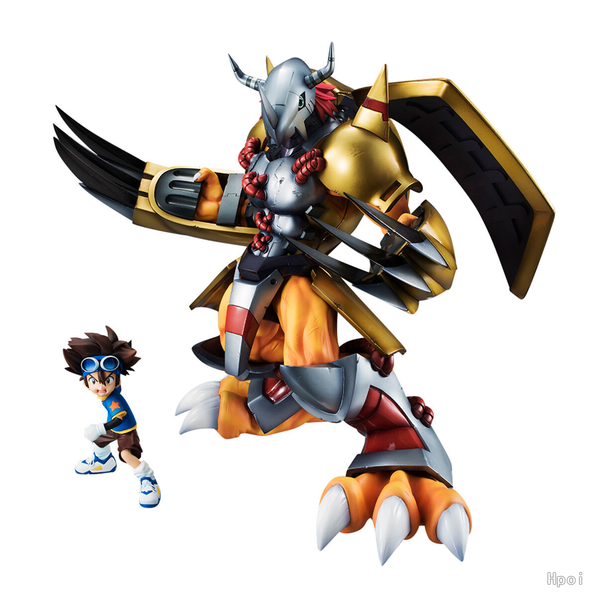 Digimon MegaHouse Precious G.E.M. Series WarGreymon & Taichi Yagami Licensed PVC Figure