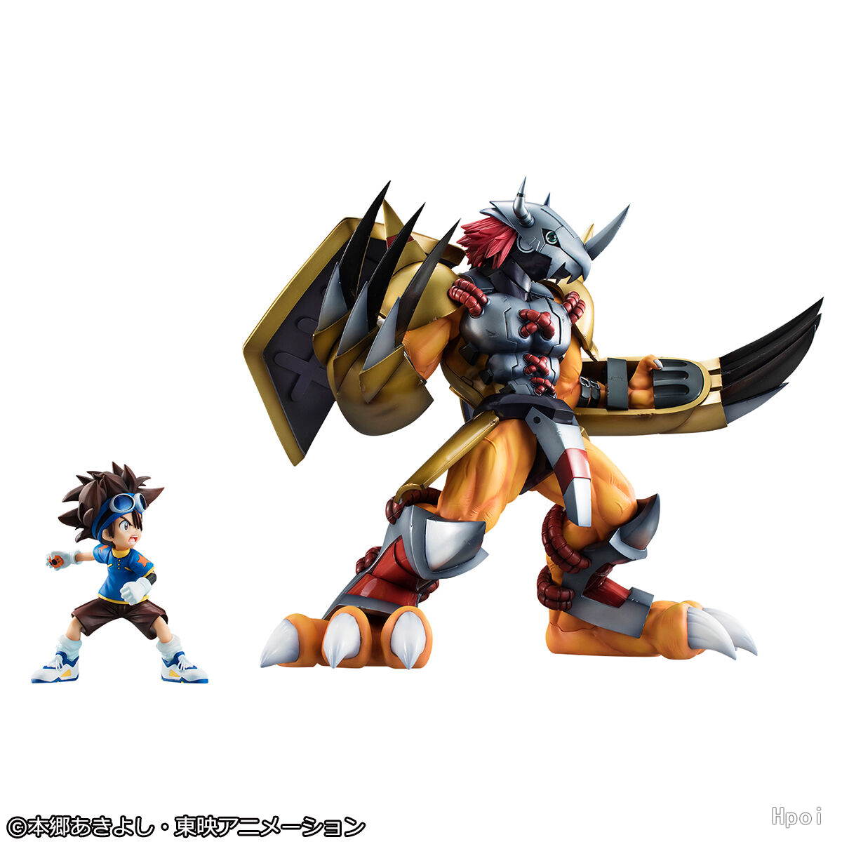 Digimon MegaHouse Precious G.E.M. Series WarGreymon & Taichi Yagami Licensed PVC Figure