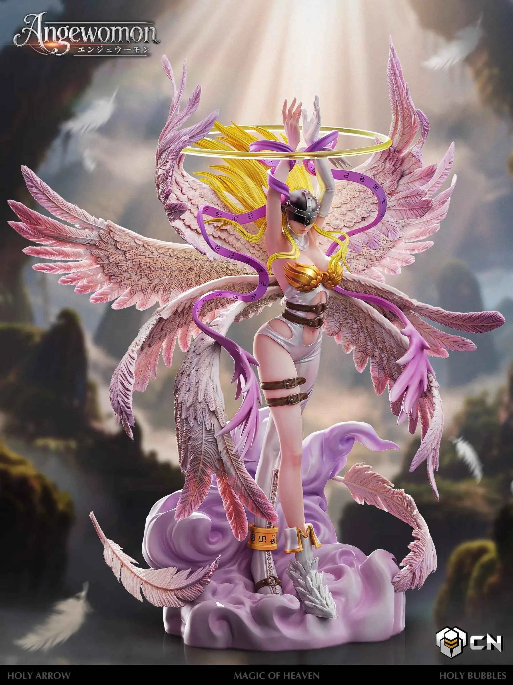 Digimon Nest Studio Angewomon Resin Statue