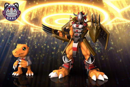 Digimon Qiao Wu Mo Wan Studio WarGreymon Resin Statue