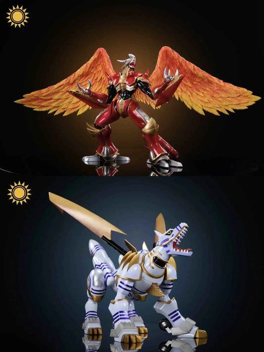 Digimon Sun Toys Studio Vritramon & Garummon Resin Statue