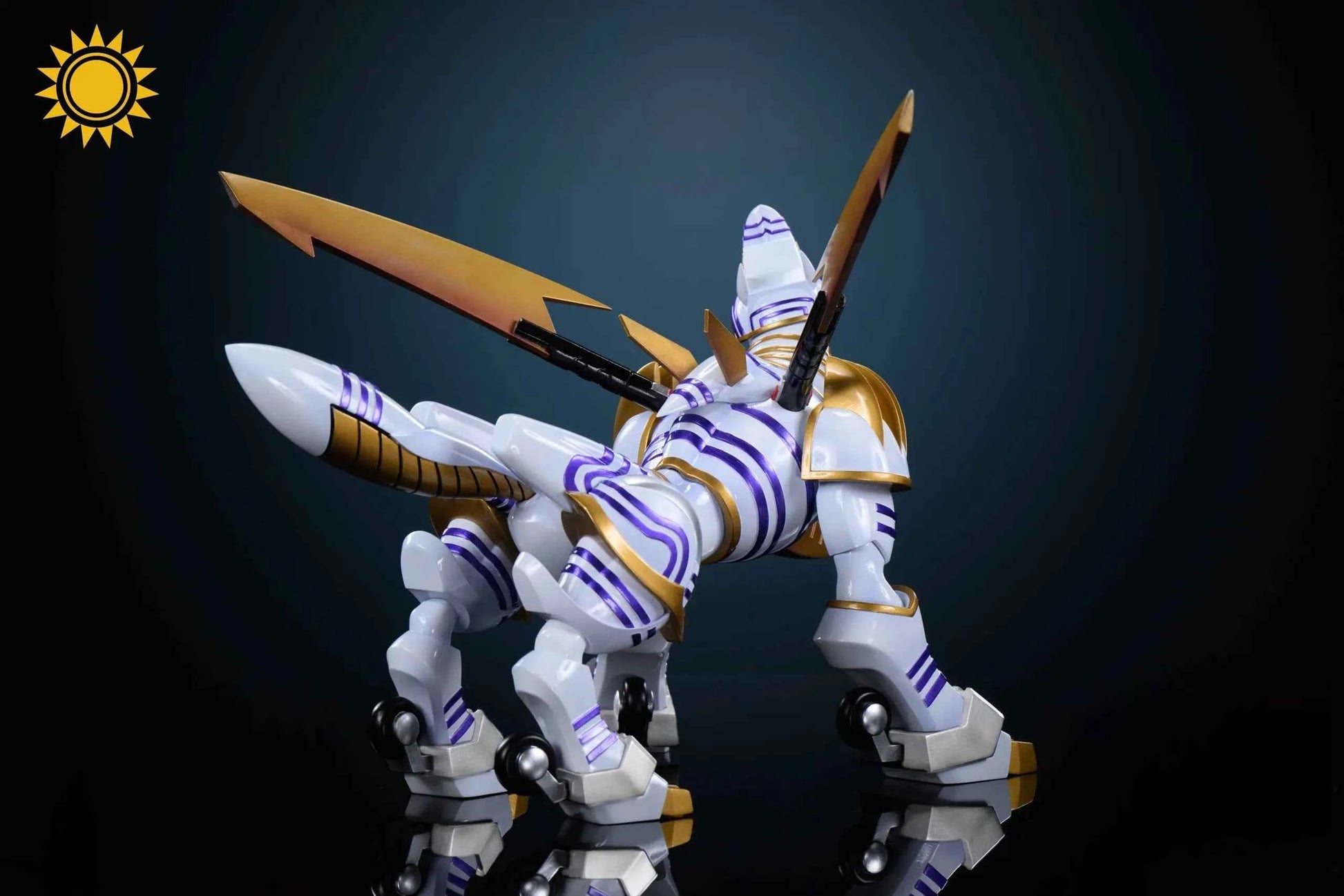 Digimon Sun Toys Studio Vritramon & Garummon Resin Statue