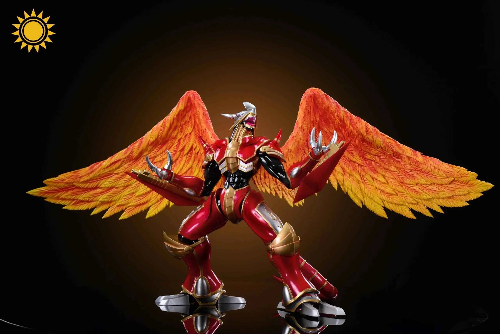 Digimon Sun Toys Studio Vritramon & Garummon Resin Statue