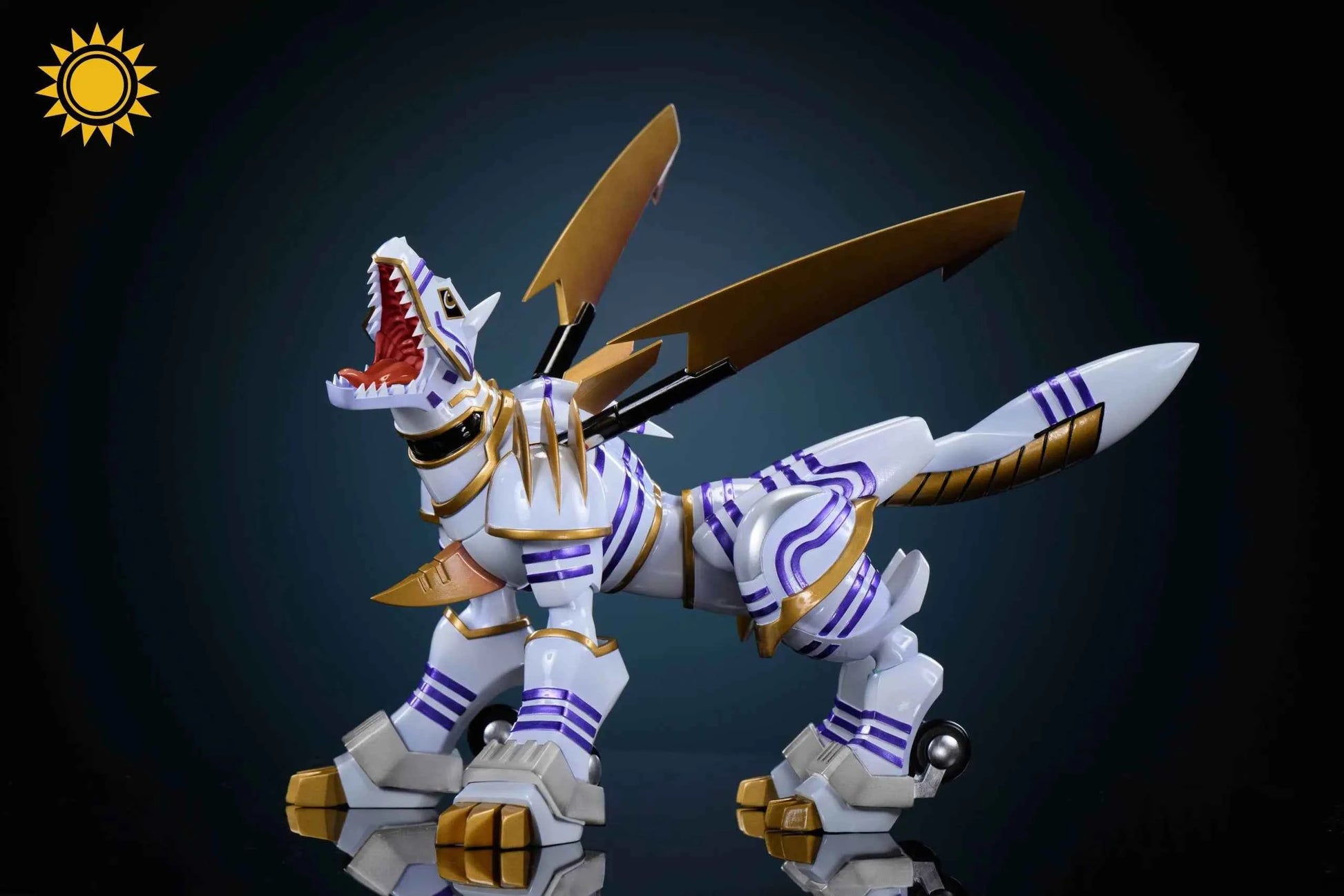 Digimon Sun Toys Studio Vritramon & Garummon Resin Statue