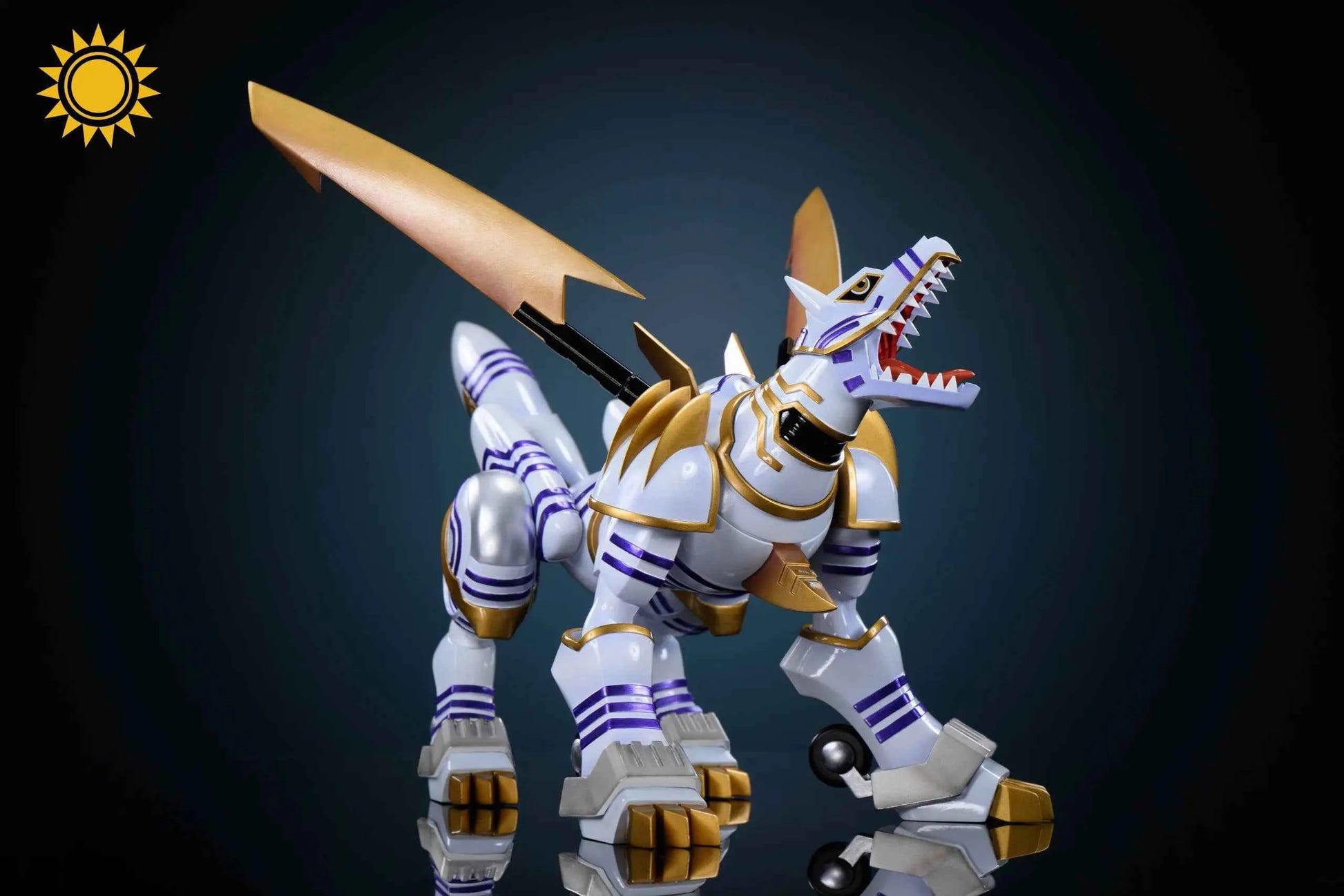 Digimon Sun Toys Studio Vritramon & Garummon Resin Statue