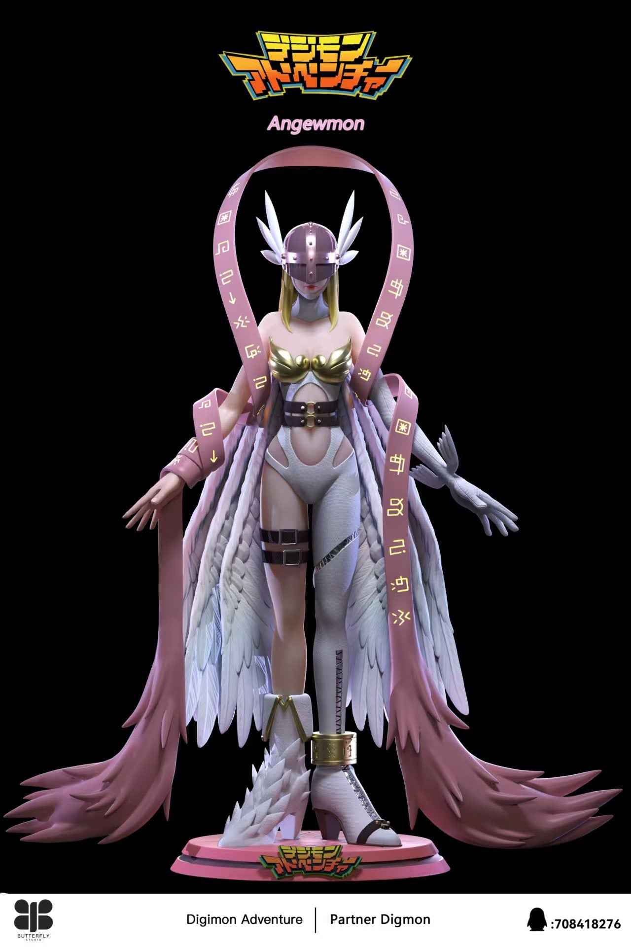 Digimon Butterfly Studio Angewomon Resin Statue