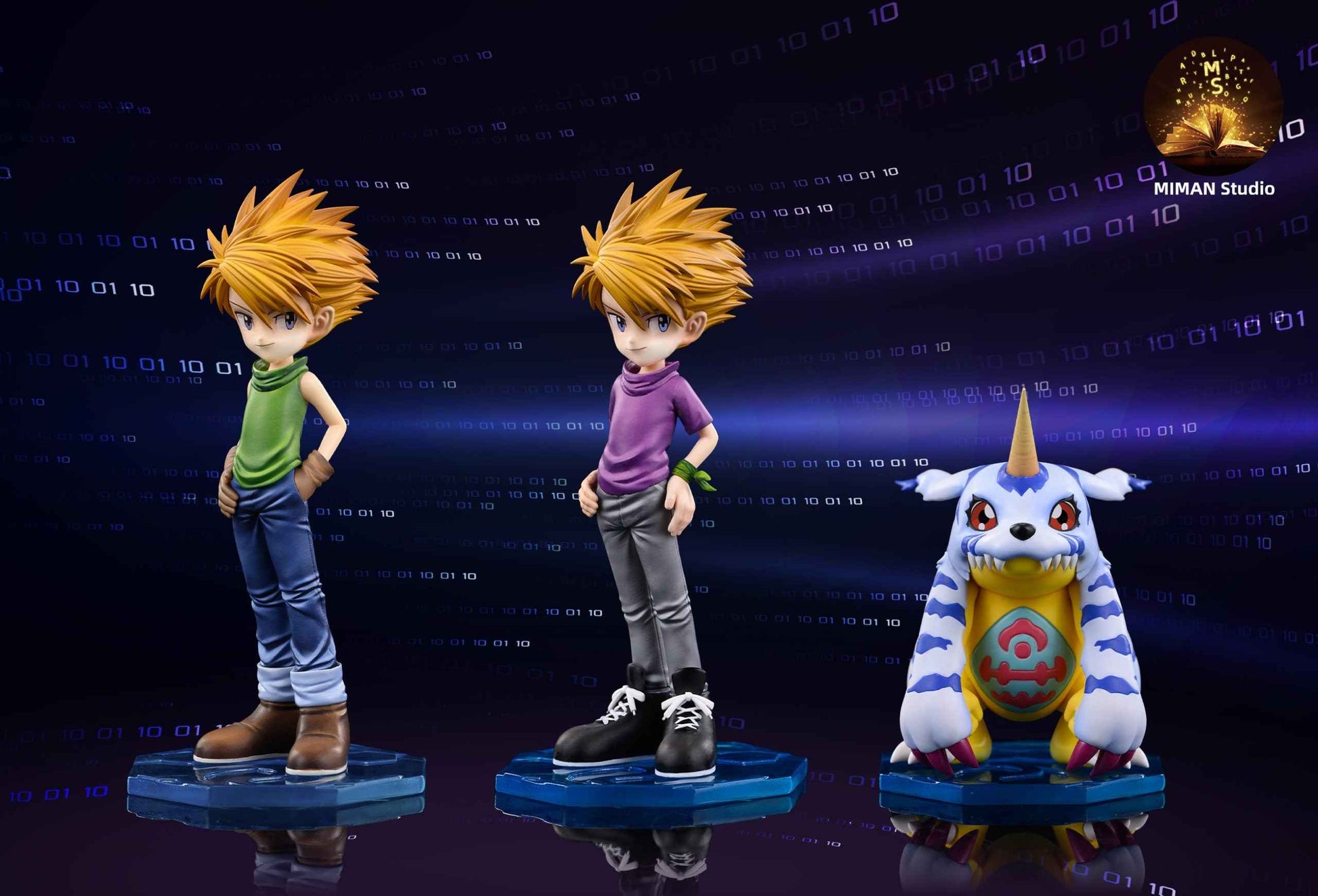 Digimon ~ MIMAN Studio ~ Yamato Ishida & Gabumon ~ Resin Statue