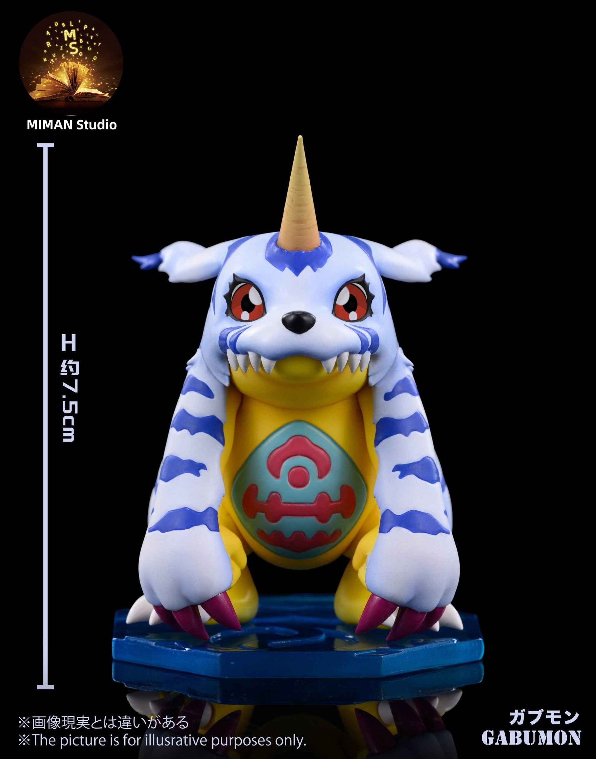 Digimon ~ MIMAN Studio ~ Yamato Ishida & Gabumon ~ Resin Statue