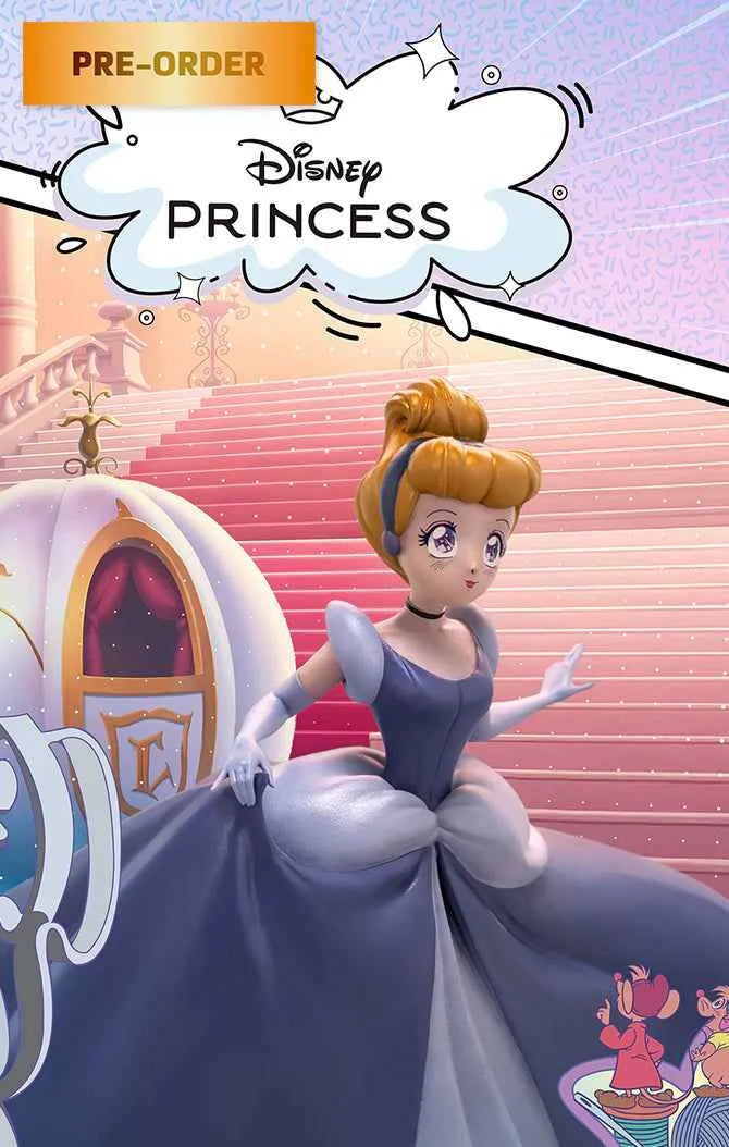 Disney Iron Studio Cinderella & Belle Disney's Princess DSNEY127125-10 DSNEY127225-10 Licensed Resin Statue