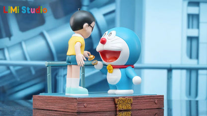 Doraemon LiMi Studio Nobita & Doraemon Resin Statue