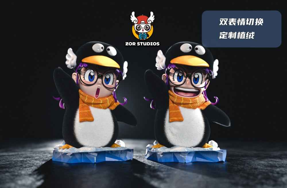 Dr. Slump ZOR Studio Penguin Arale Norimaki Resin Statue