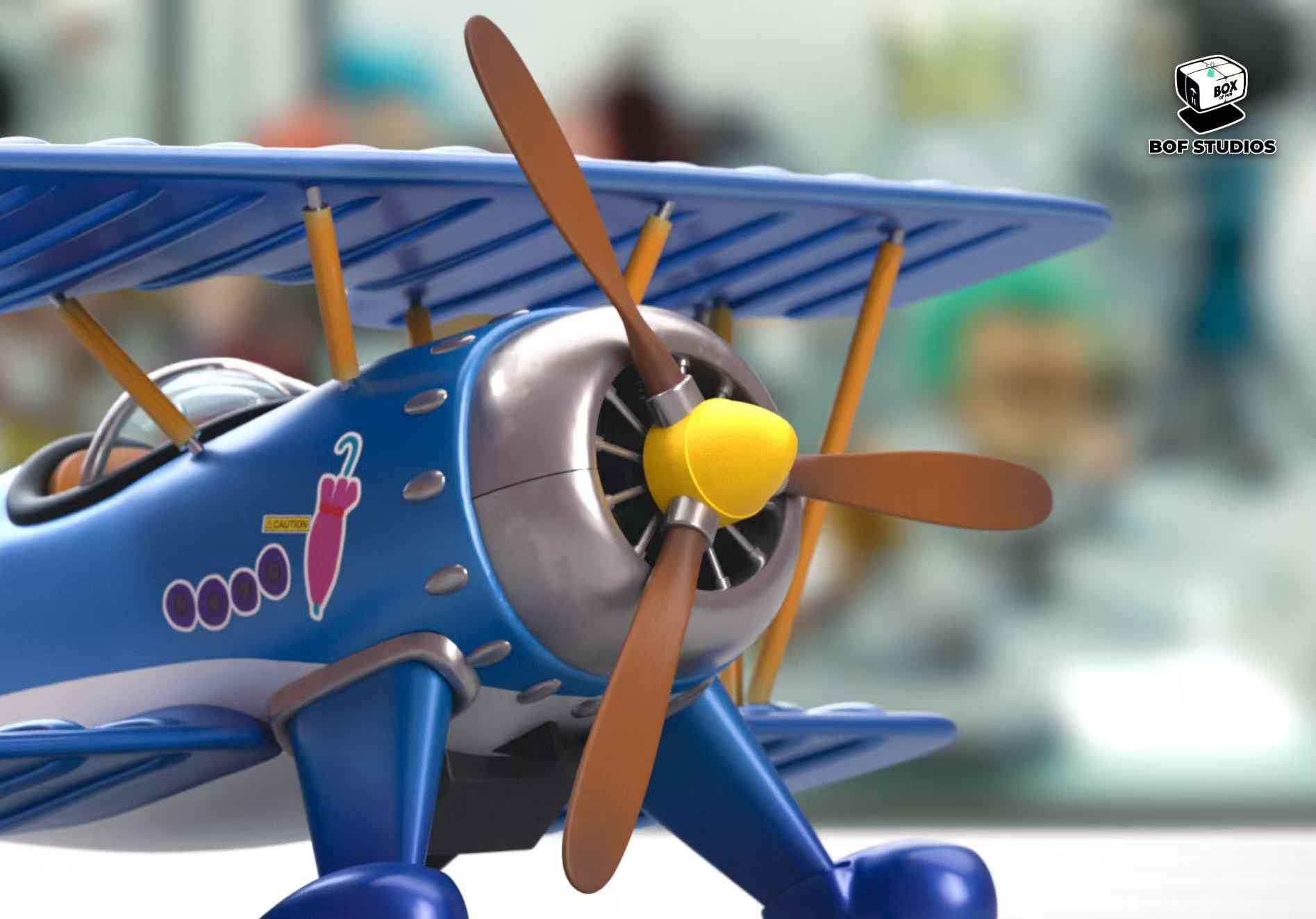 Dr Slump BOF Studio Arale Norimaki's Airplane Resin Statue