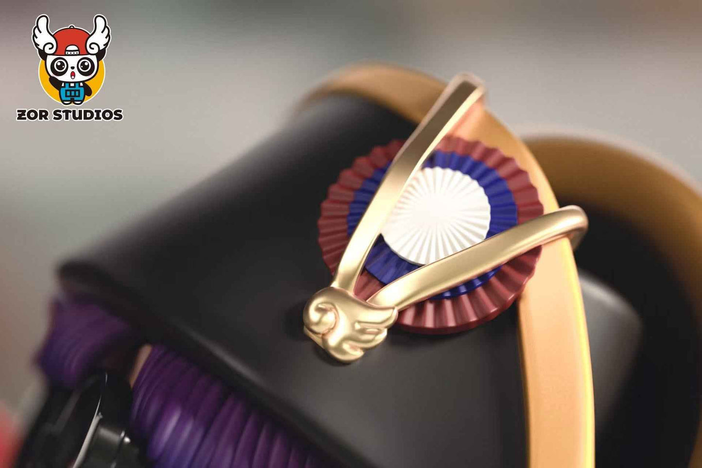 Dr Slump ZOR Studio French Rooster Arale Cosplay Napoleon Resin Statue