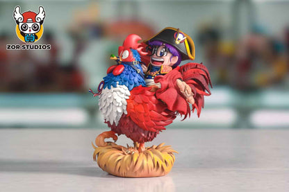 Dr Slump ZOR Studio French Rooster Arale Cosplay Napoleon Resin Statue