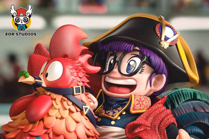 Dr Slump ZOR Studio French Rooster Arale Cosplay Napoleon Resin Statue