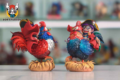 Dr Slump ZOR Studio French Rooster Arale Cosplay Napoleon Resin Statue