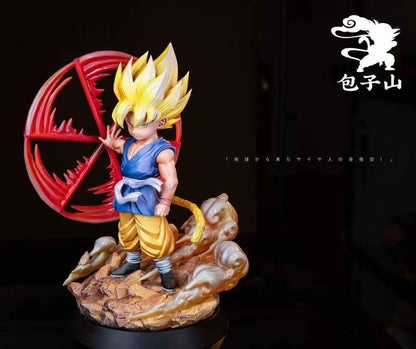 Dragon Ball Bao Zi Shan Studio Kid Son Goku GT Resin Statue