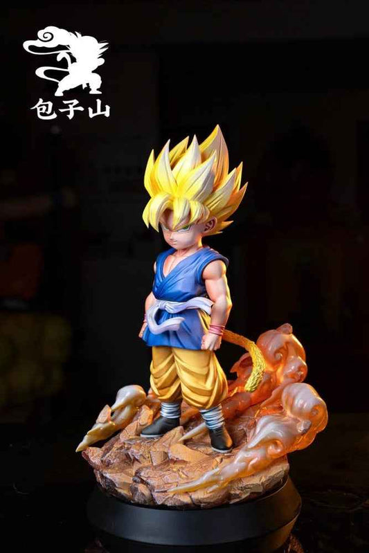 Dragon Ball Bao Zi Shan Studio Kid Son Goku GT Resin Statue