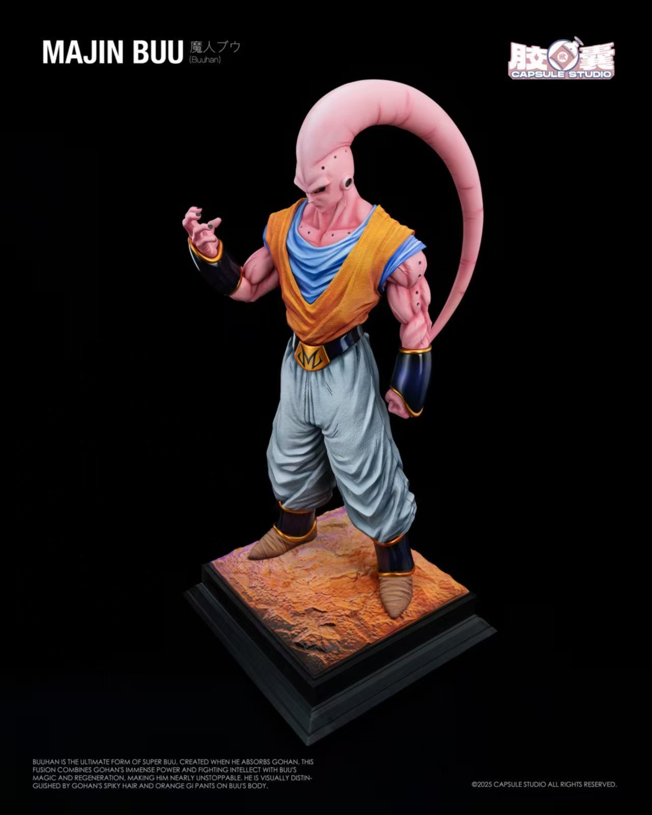 Dragon Ball Capsule Studio Gohan Buu Resin Statue