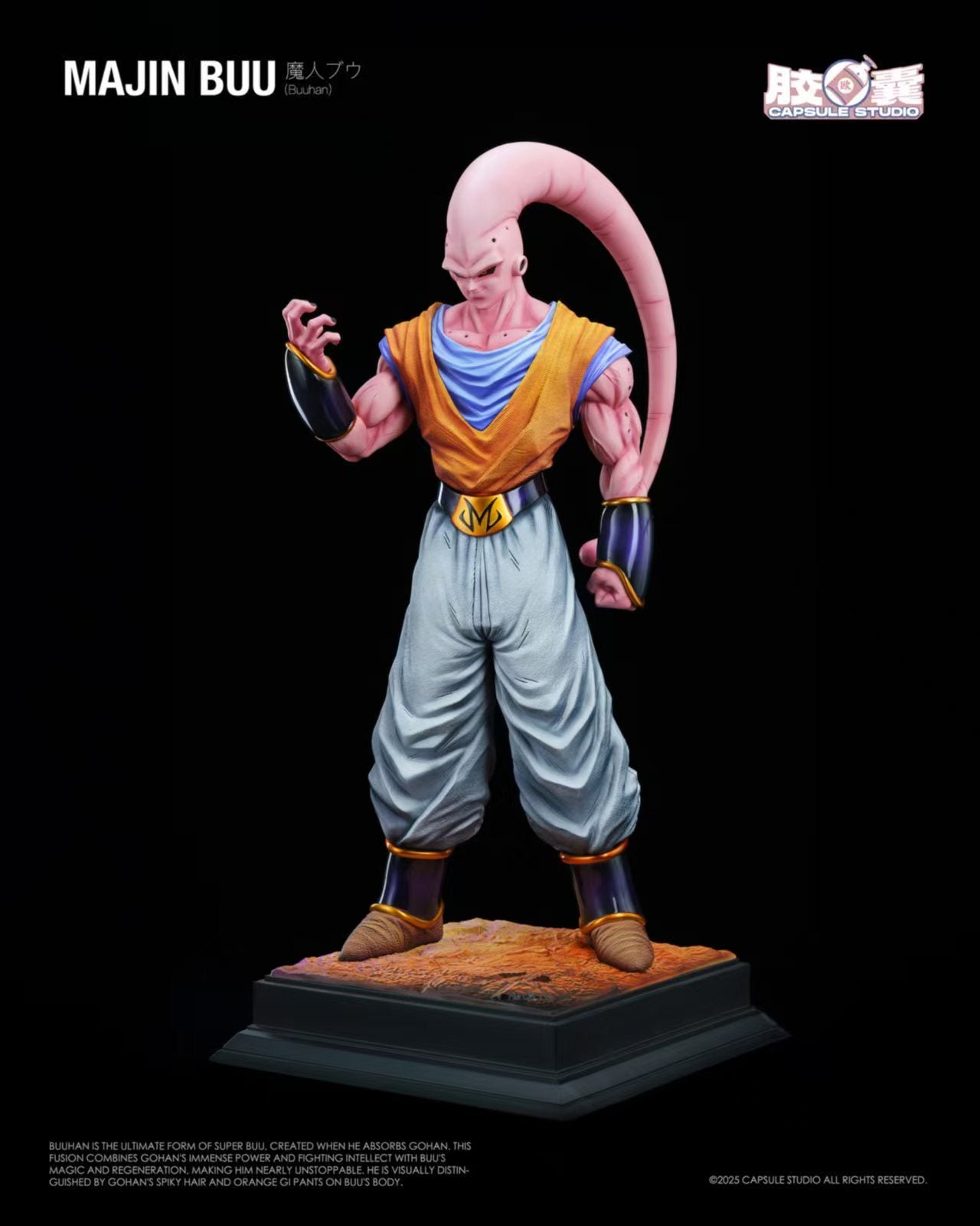 Dragon Ball Capsule Studio Gohan Buu Resin Statue