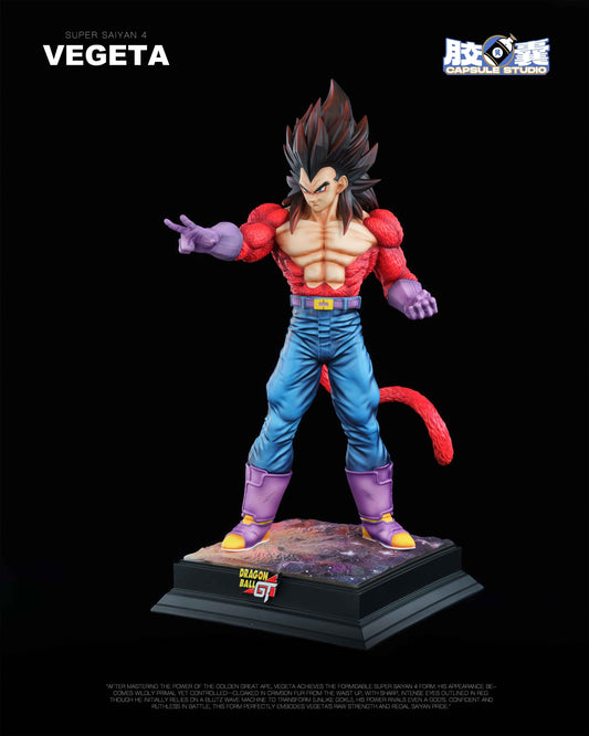 Dragon Ball Capsule Studio Vegeta Super Saiyan 4 Resin Statue