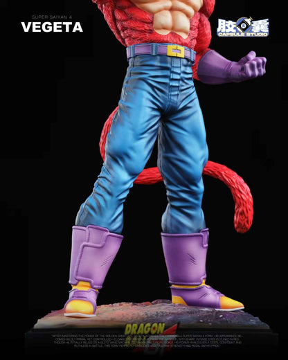 Dragon Ball Capsule Studio Vegeta Super Saiyan 4 Resin Statue