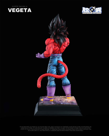 Dragon Ball Capsule Studio Vegeta Super Saiyan 4 Resin Statue