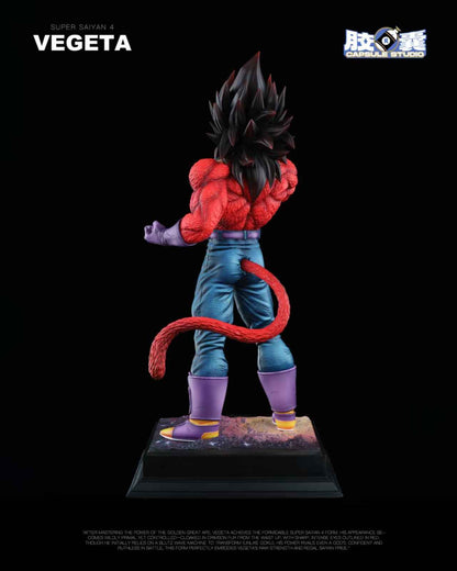 Dragon Ball Capsule Studio Vegeta Super Saiyan 4 Resin Statue