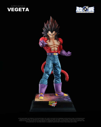 Dragon Ball Capsule Studio Vegeta Super Saiyan 4 Resin Statue