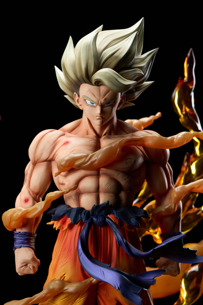 Dragon Ball Civilization Studio Super Saiyan Son Goku Resin Statue (PayPal Fees and Shipping Costs Included)