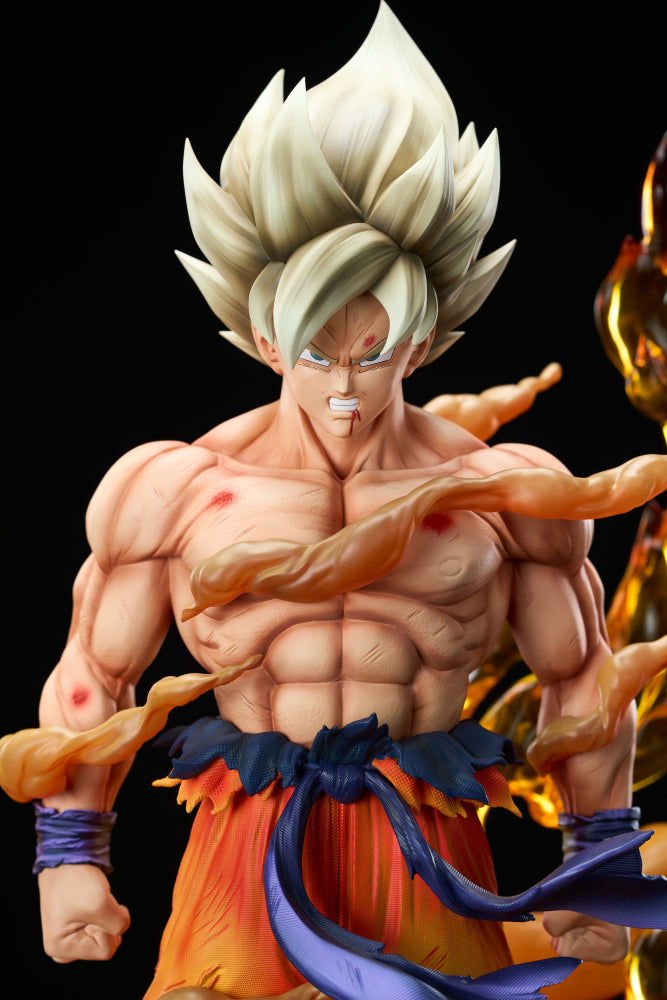 Dragon Ball Civilization Studio Super Saiyan Son Goku Resin Statue (PayPal Fees and Shipping Costs Included)