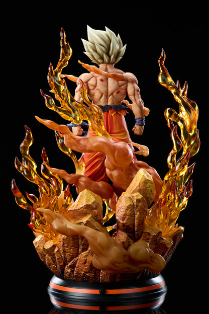 Dragon Ball Civilization Studio Super Saiyan Son Goku Resin Statue (PayPal Fees and Shipping Costs Included)