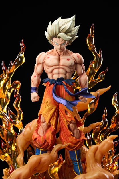Dragon Ball Civilization Studio Super Saiyan Son Goku Resin Statue (PayPal Fees and Shipping Costs Included)
