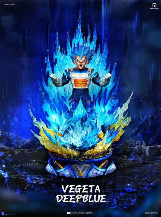 Dragon Ball Deyin Studio Vegeta Super Saiyan Blue Resin Statue