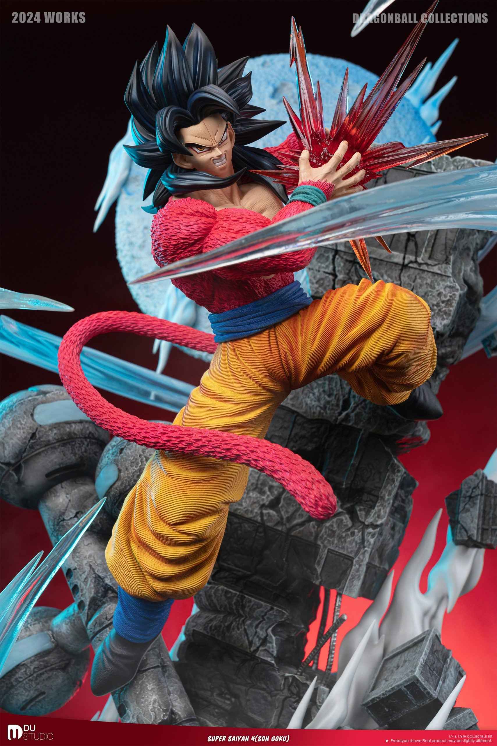 Dragon Ball Du Studio Super Saiyan 4 Son Goku Resin Statue