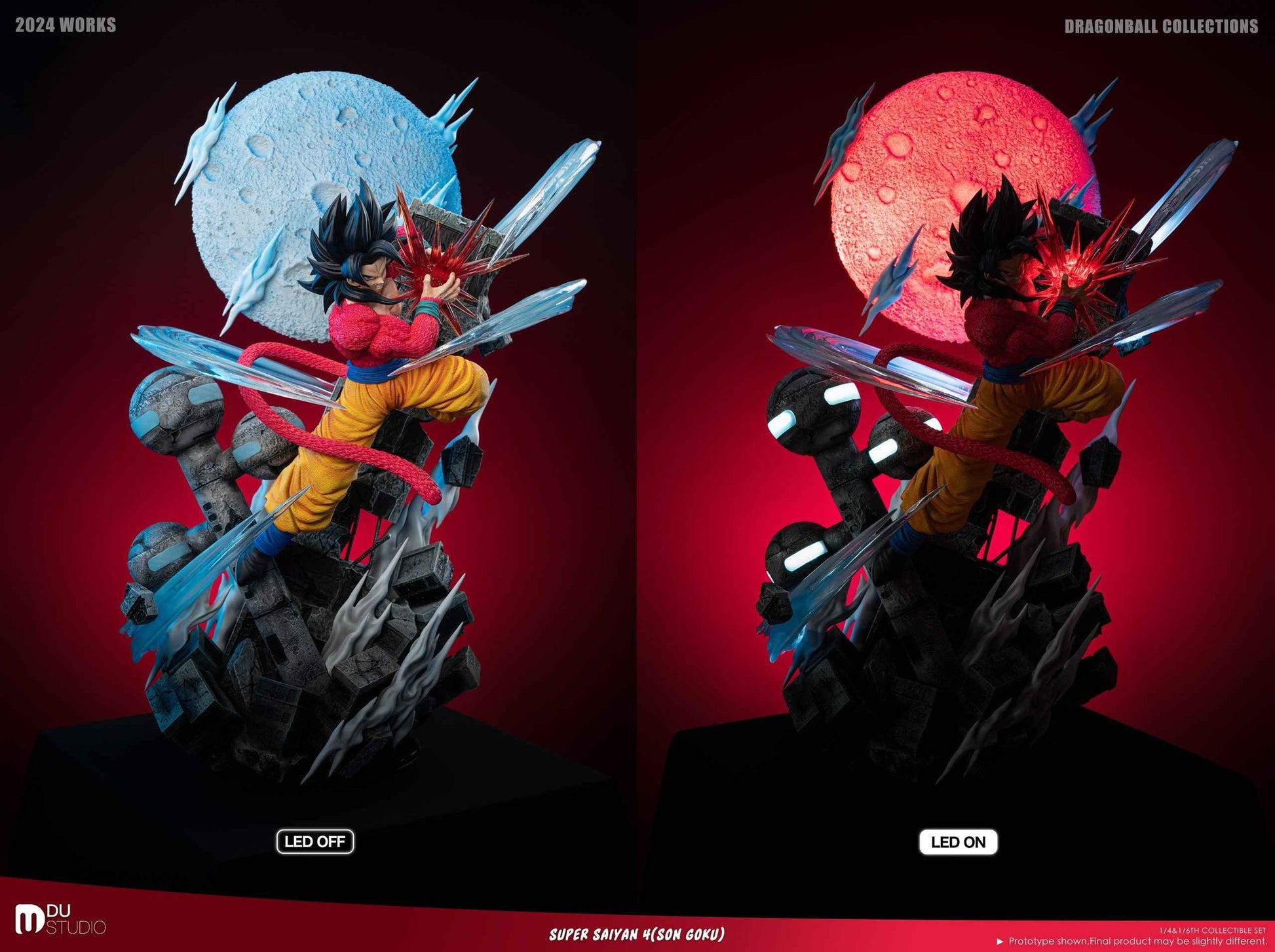 Dragon Ball Du Studio Super Saiyan 4 Son Goku Resin Statue