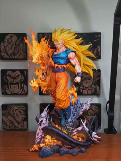 Dragon Ball FXW Studio SSJ3 Son Goku Dragon Fist 1/6 Resin Statue