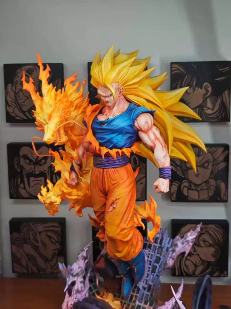 Dragon Ball FXW Studio SSJ3 Son Goku Dragon Fist 1/6 Resin Statue