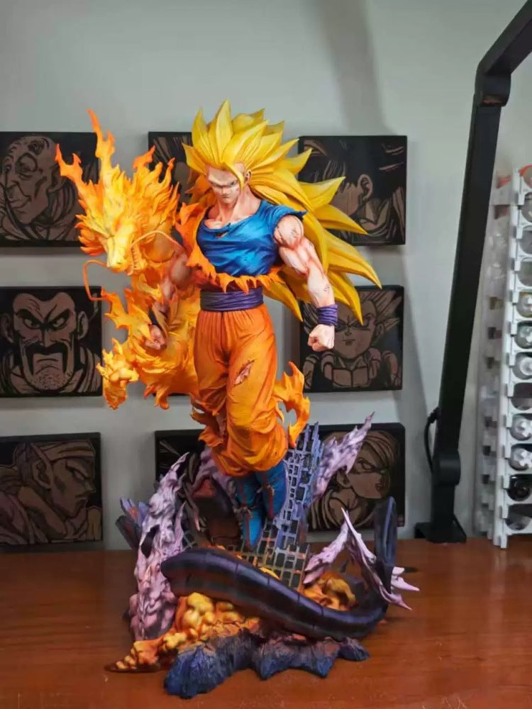 Dragon Ball FXW Studio SSJ3 Son Goku Dragon Fist 1/6 Resin Statue