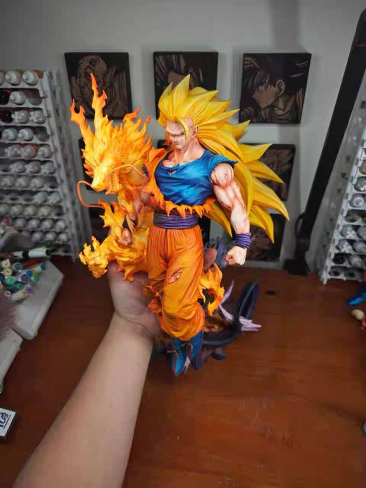 Dragon Ball FXW Studio SSJ3 Son Goku Dragon Fist 1/6 Resin Statue