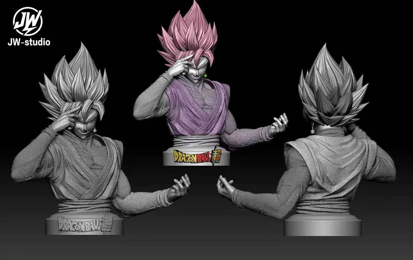 Dragon Ball JW Studio Son Goku Rose Bust Resin Statue