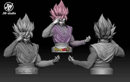 Dragon Ball JW Studio Son Goku Rose Bust Resin Statue